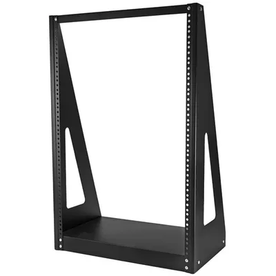 StarTech.com 2POSTRACK16 Rack 16U Freistehendes Gestell Schwarz