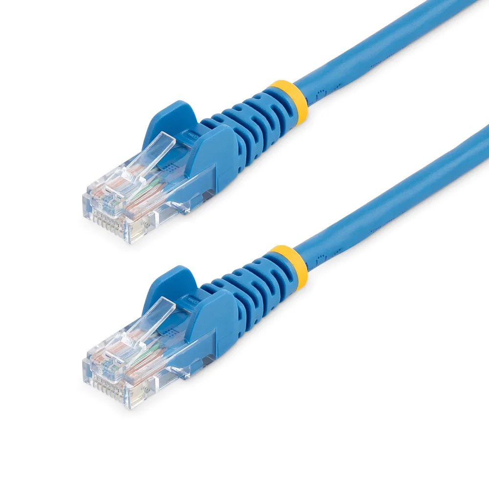 Netzwerkkabel StarTech Cat5e UTP 2m blau RJ45 ohne Haken