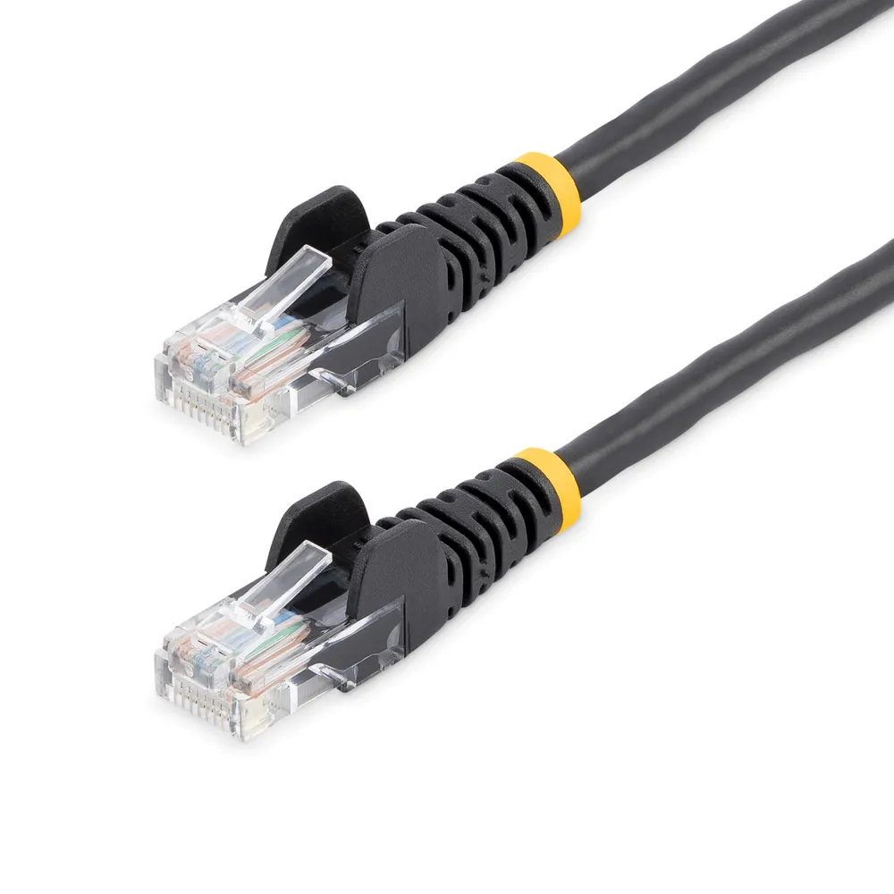 StarTech Cat5e UTP Netzwerkkabel 5 m Schwarz mit RJ45 Snagless Steckern