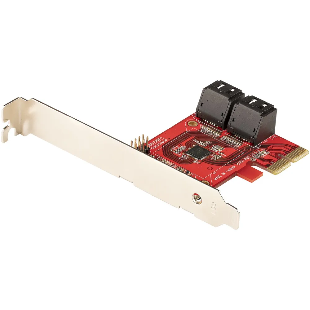 Tarjeta de Interfaz StarTech 4P6G-PCIE-SATA-CARD PCI Express 6Gbps 4x SATA Interno ASM1164