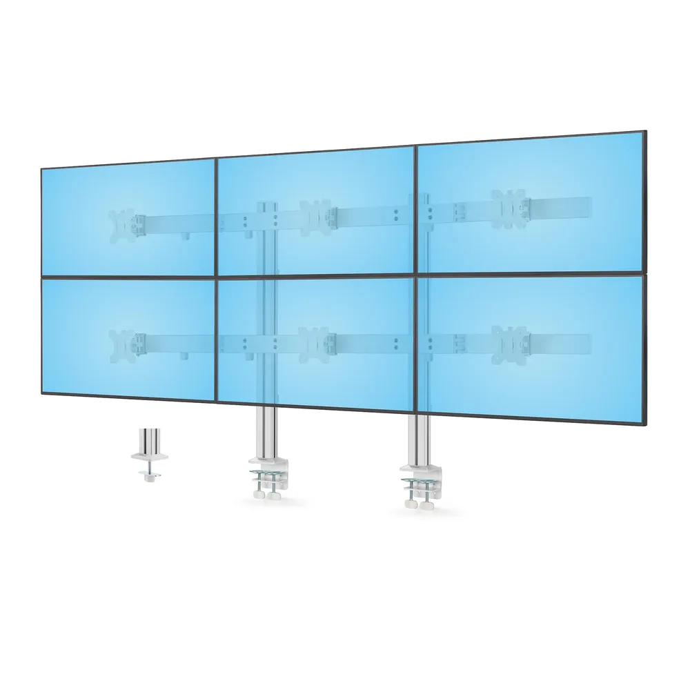 StarTech 6-MONITOR-ARM-A Monitorhalterung Tisch 6x 17-32" VESA 75x75-100x100 Max 48kg