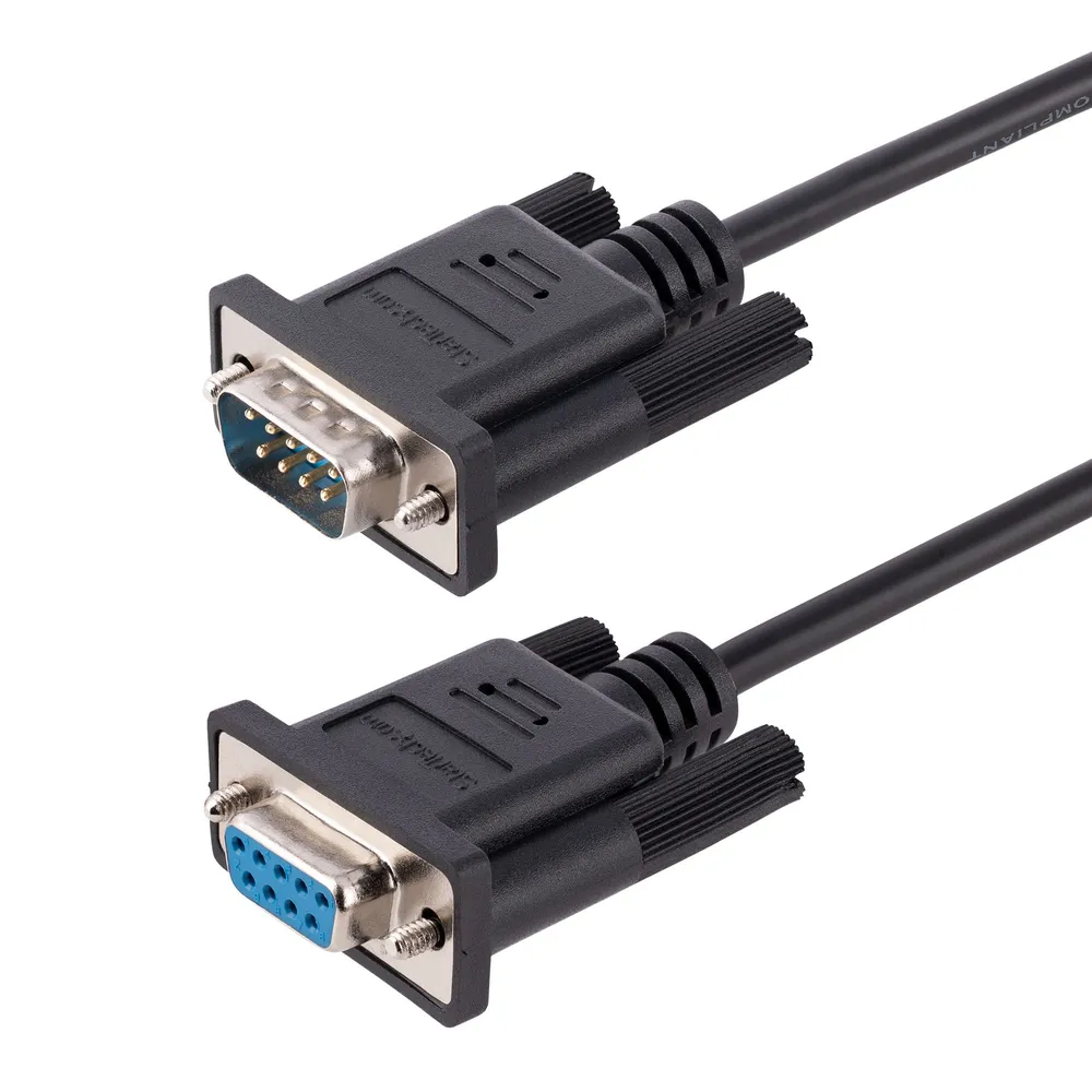 Kabel Serie RS232 Nullmodem 3m StarTech DB9 Stecker/Buchse Geschirmt