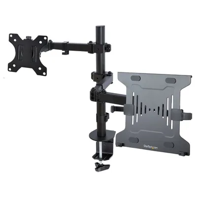 StarTech.com A2-LAPTOP-DESK-MOUNT Flachbildschirm-Tischhalterung 86,4 cm (34") Tisch/Bank Schwarz