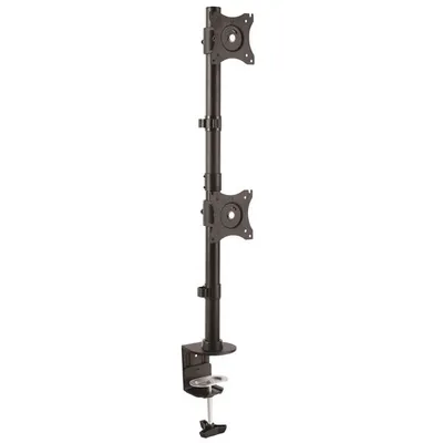 StarTech.com ARMDUALV Flachbildschirm-Tischhalterung 68,6 cm (27") Tisch/Bank Schwarz