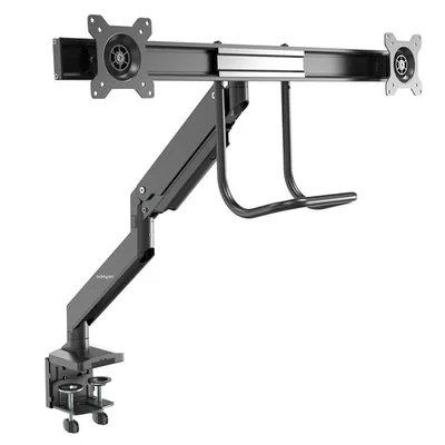 StarTech.com ARMSLMBARDUO Flachbildschirm-Tischhalterung 81,3 cm (32") Tisch/Bank Schwarz