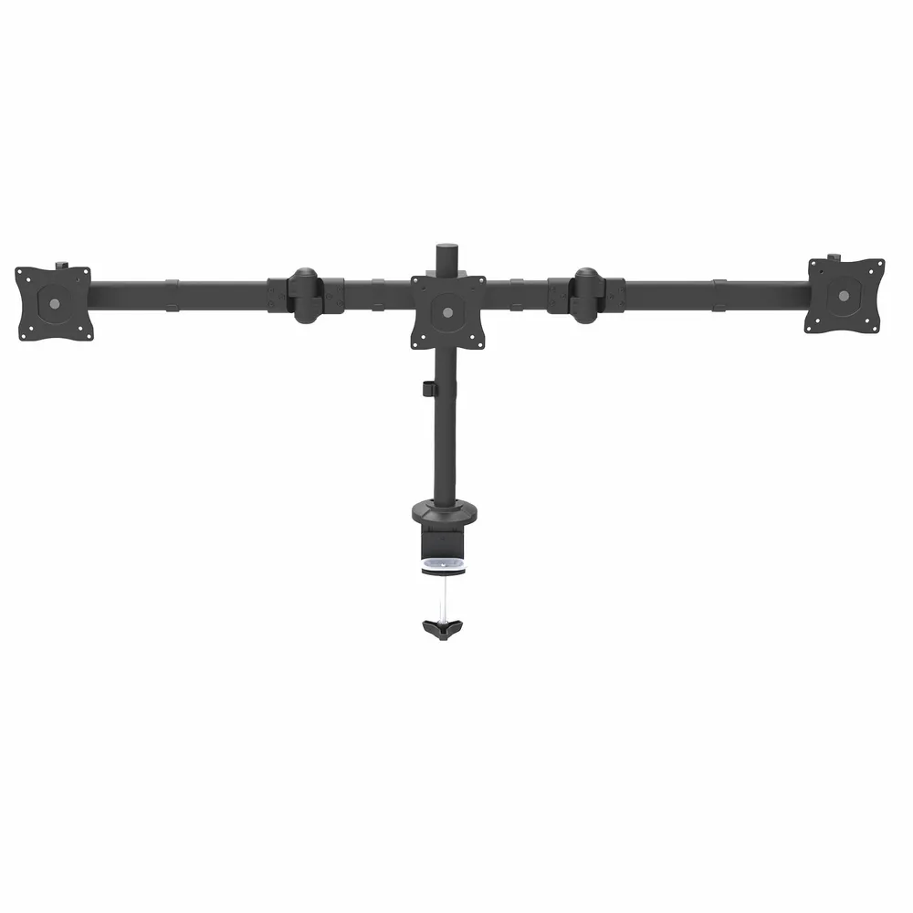 StarTech.com ARMTRIO Flachbildschirm-Tischhalterung 61 cm (24") Tisch/Bank Schwarz