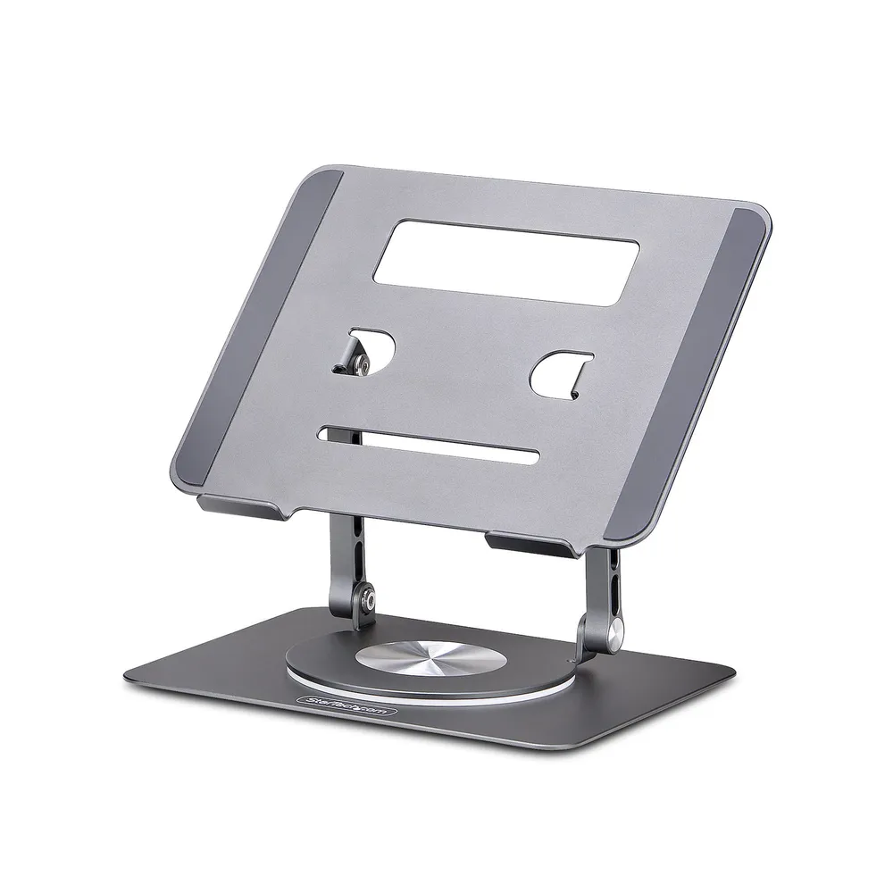 Notebook Stand Startech LAPTOP STAND Riser höhenverstellbar Aluminium 5kg 360° Drehung Silber