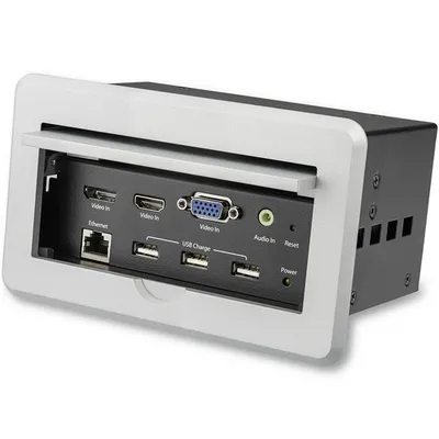 StarTech.com BOX4HDECP2 AV-Konferenzbrücke 3840 x 2160 Pixel Ethernet/LAN Silber