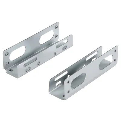 Einbaukit Festplattenadapter Startech BRACKET 3,5" HDD auf 5,25" Schacht Metall Silber