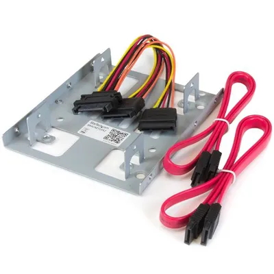StarTech.com BRACKET25X2 Hard Drive Backplane 8,89 cm (3.5") Carrier Panel Edelstahl
