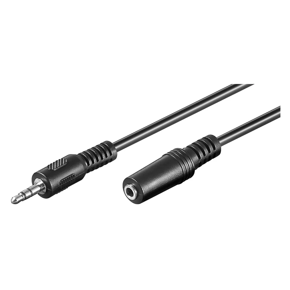 Kopfhörer-Verlängerungskabel mit Miniklinke Stecker/Buchse