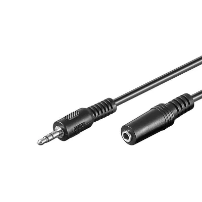 Kopfhörer-Verlängerungskabel mit Miniklinke Stecker/Buchse, 10 m