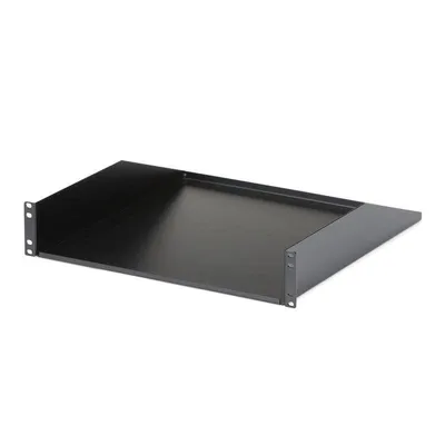 Festes Regal für 2U-Rack StarTech.com 18" Stahl schwarz 56 kg