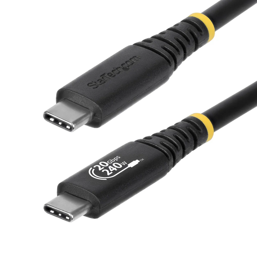 Kabel USB4 StarTech.com 2m USB-C Zertifiziert USB-IF 20Gbps 240W PD 4K120 DP1.4