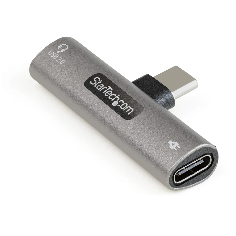 StarTech.com CDP2CAPDM laptop-dockingstation & portreplikator USB 2.0 Type-C Silber