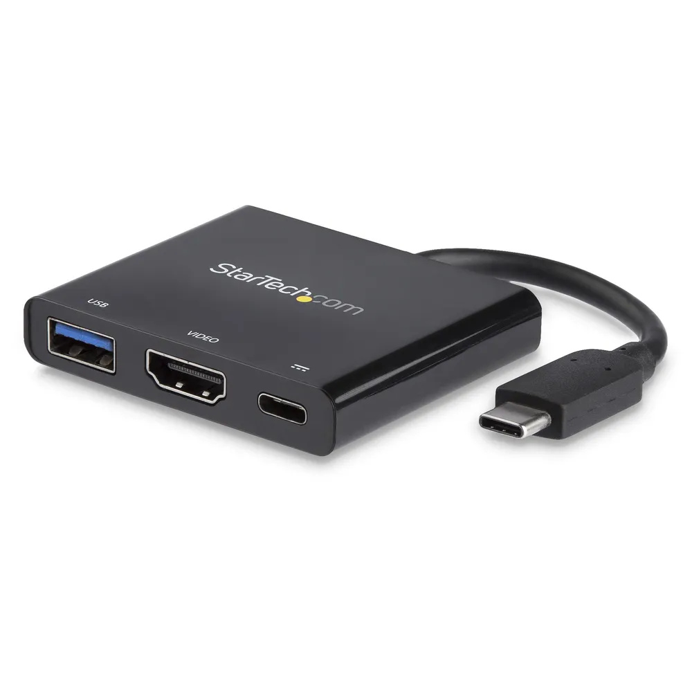 USB-C auf HDMI 4K Adapter von StarTech.com mit USB 3.0 Port und PD 60W