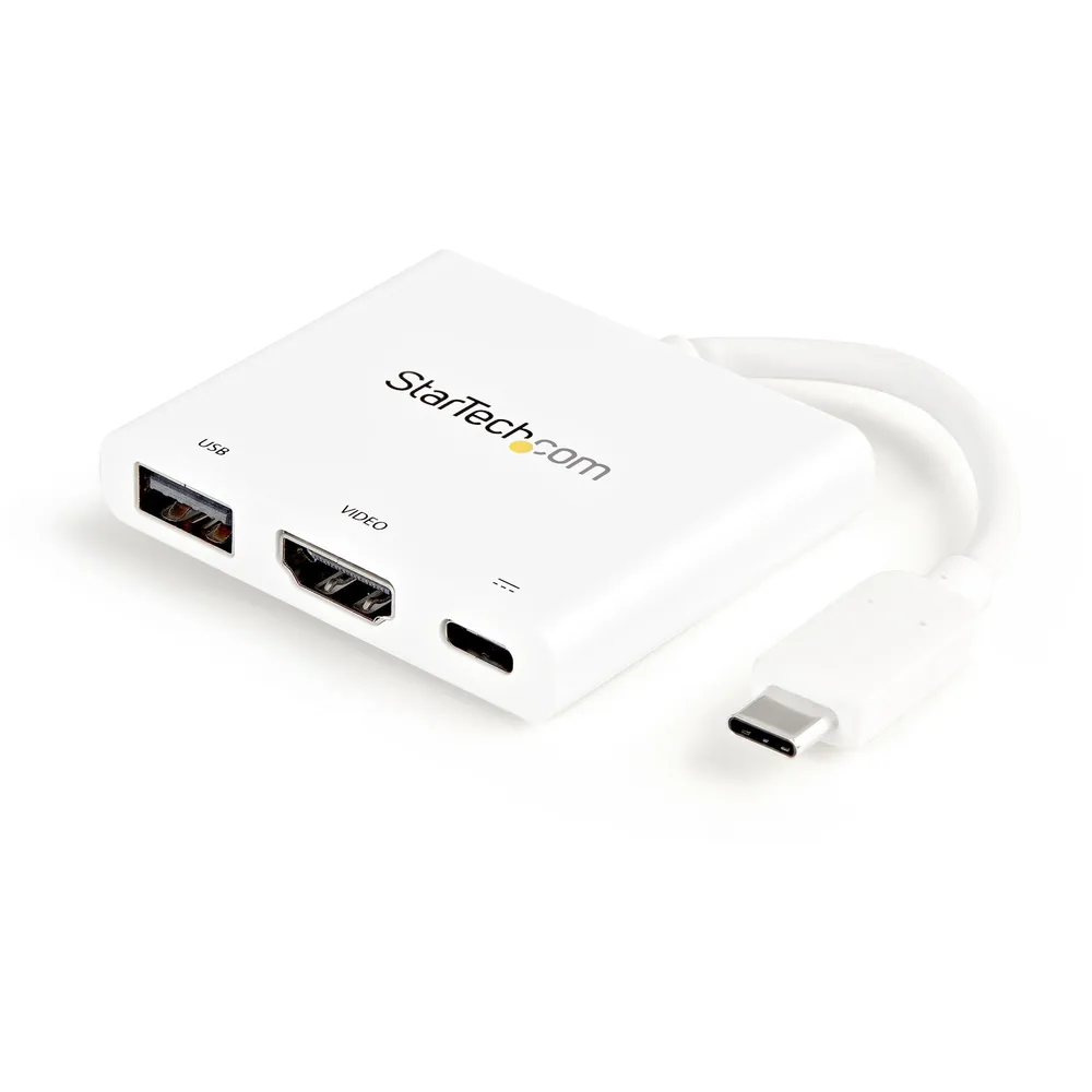 StarTech.com CDP2HDUACPW laptop-dockingstation & portreplikator Kabelgebunden USB 3.2 Gen 1 (3.1 Gen 1) Type-C