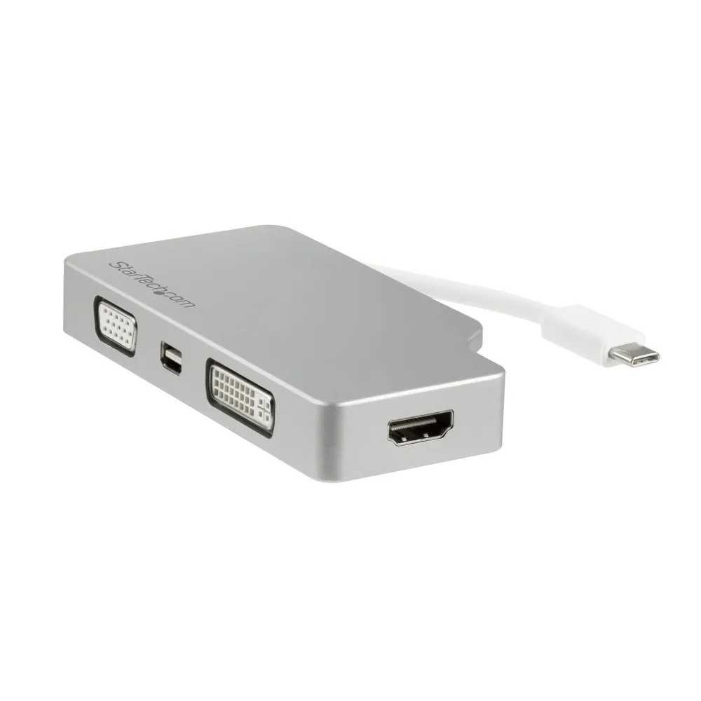 StarTech.com CDPVGDVHDMDP USB-Grafikadapter 3840 x 2160 Pixel Silber