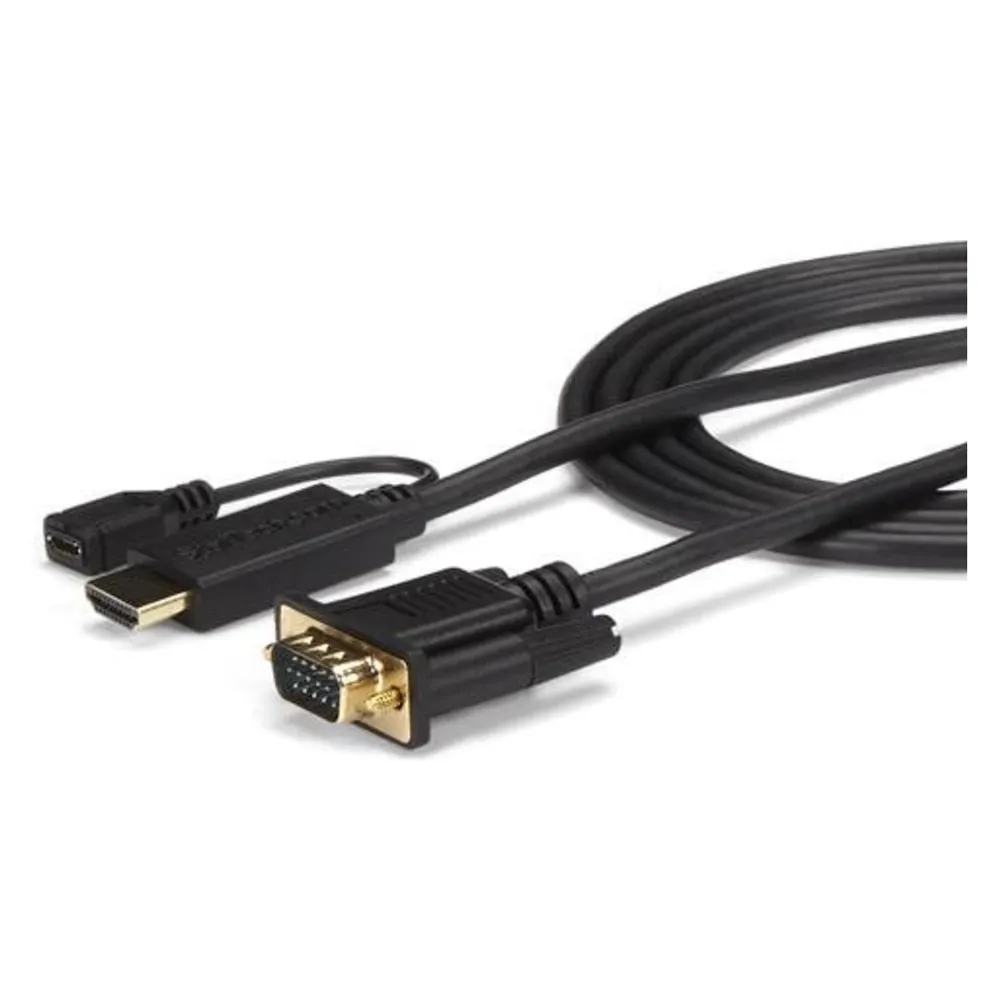 StarTech 3ft HDMI To VGA Adapter Cable