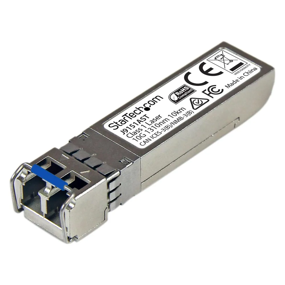 StarTech 10 Gigabit LWL SFP+ Transceiver Modul - HP J9151A kompatibel - SM LC mit DDM - 10km - 10GBase-LR