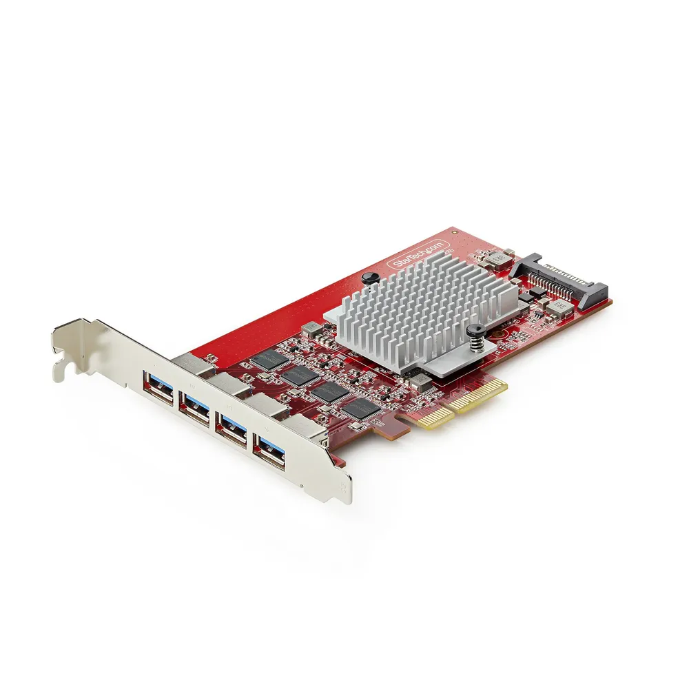 StarTech.com USB-Adapter | p10q4a-usb-card | PCIe 3.0 x4 Low-Profile