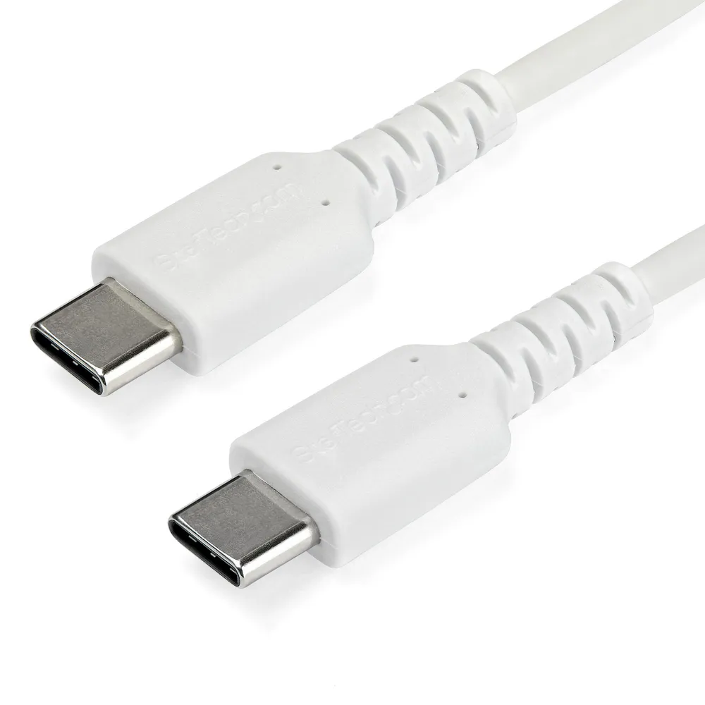 StarTech.com 2m USB-C Ladekabel | rusb2cc2mw | Langlebiges USB 2.0 Typ C zu USB C Datenübertragungs-/Schnellladek
