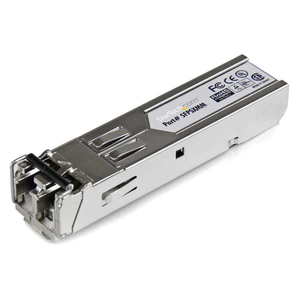 StarTech Gigabit 850nm Multimode LC Glasfaser (LWL) SFP Tranceiver Modul - 550m - Mini-GBIC - 1000Base-SX