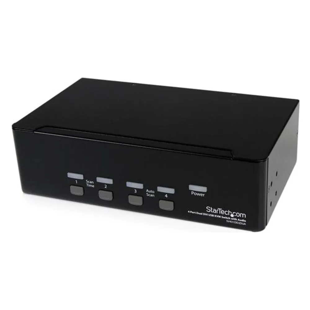 StarTech .com 4 Port Dual DVI USB KVM Switch