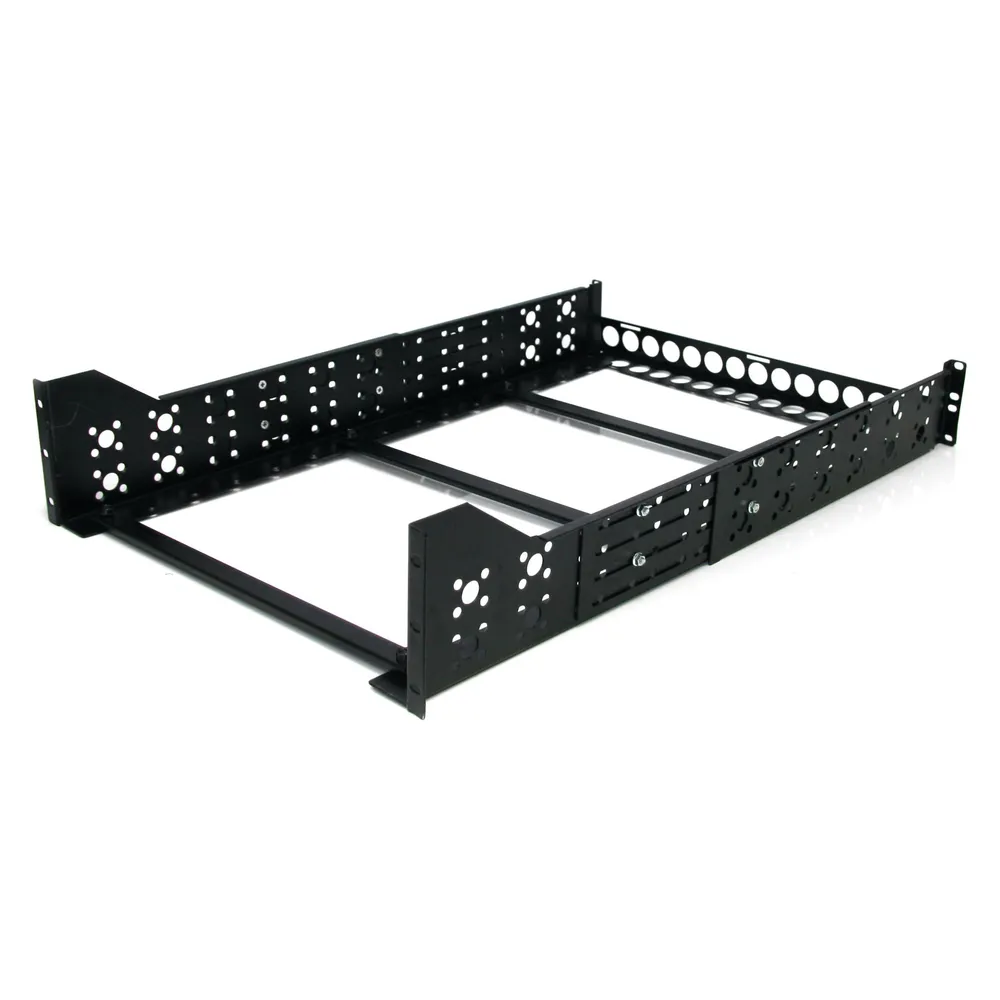 StarTech .com 3HE 19 tiefenverstellbare Universal Server Rack Schienen