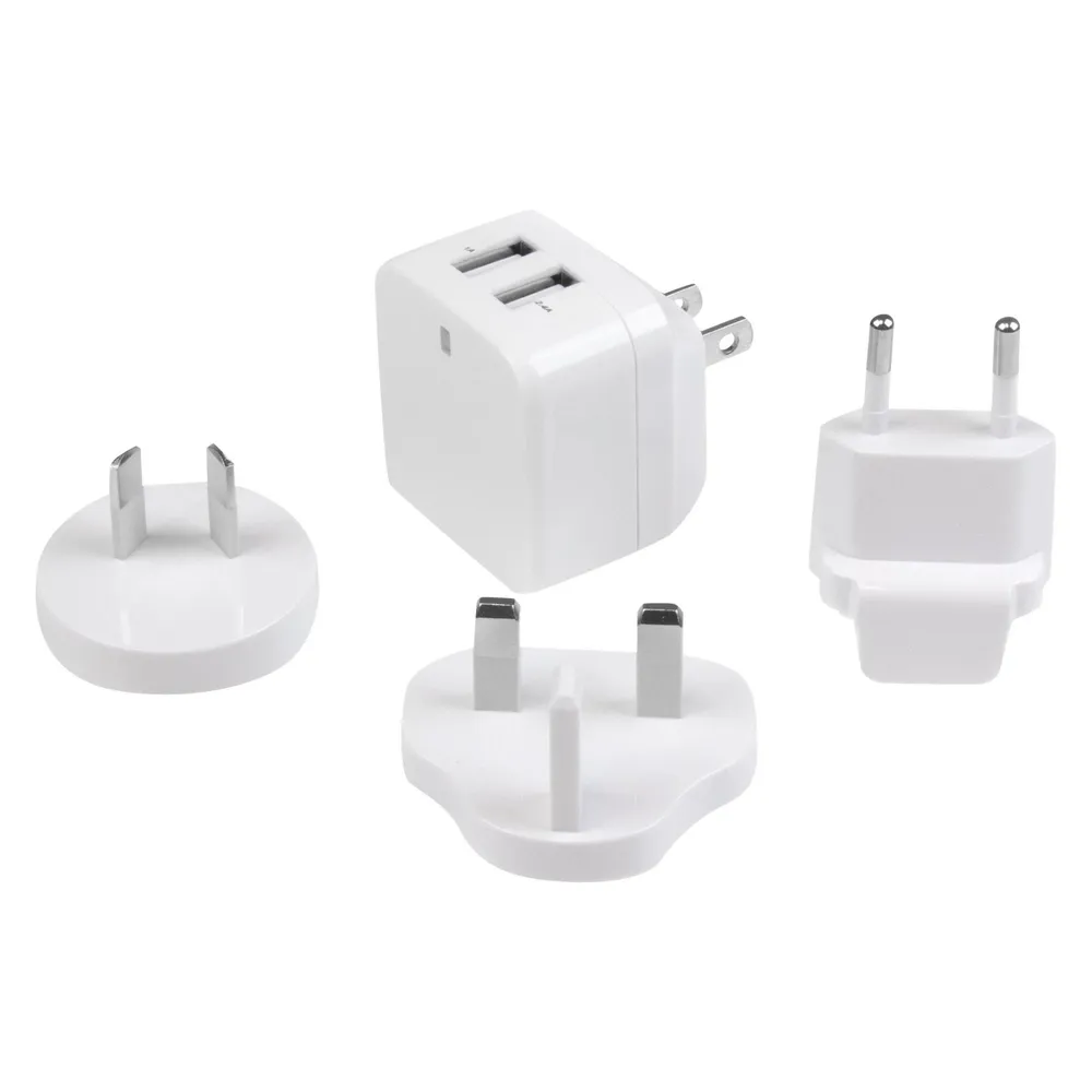 StarTech 2 Port USB Ladegerät / Netzteil - 2-fach Ladestecker 17 Watt / 3.4 Amp - Dual Reiseladegerät 110... (17 W, 2 Ports)