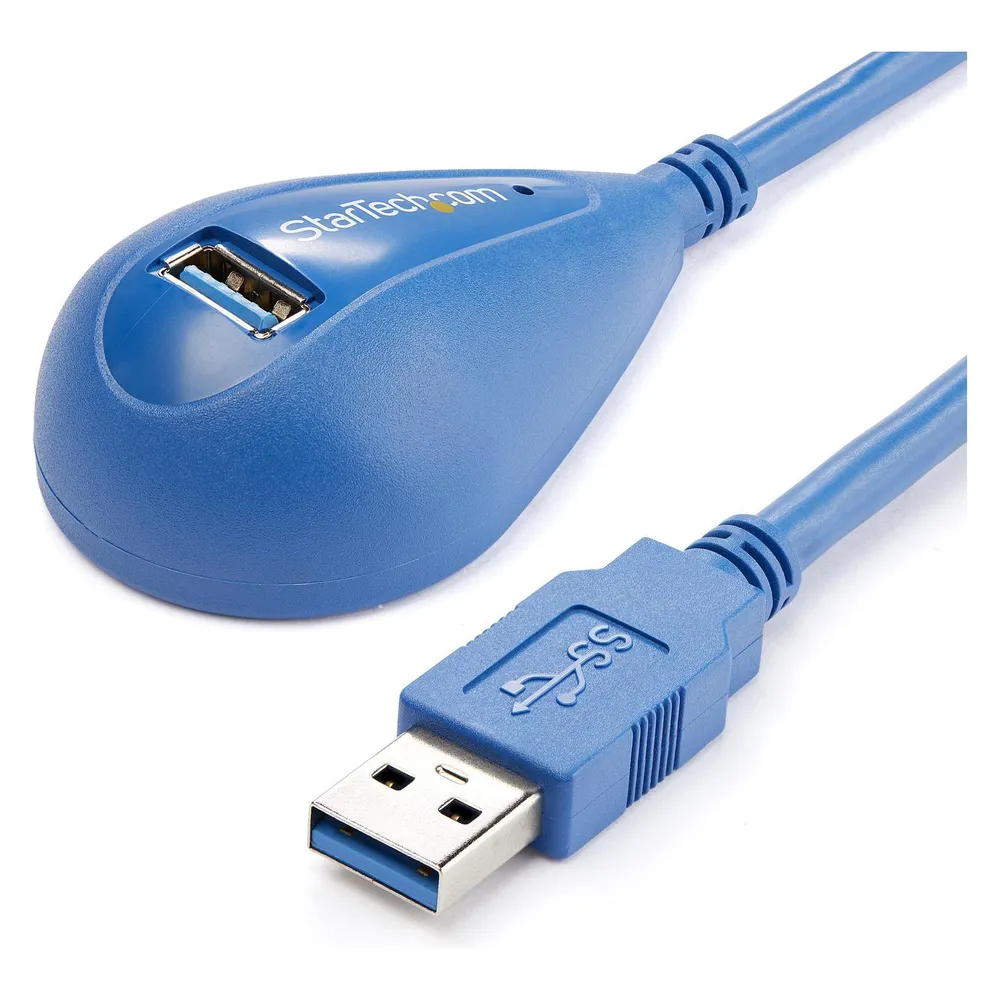 StarTech 1,5m SuperSpeed USB 3.0 Verlängerungskabel / Dockingkabel - Blau - Stecker / Buchse