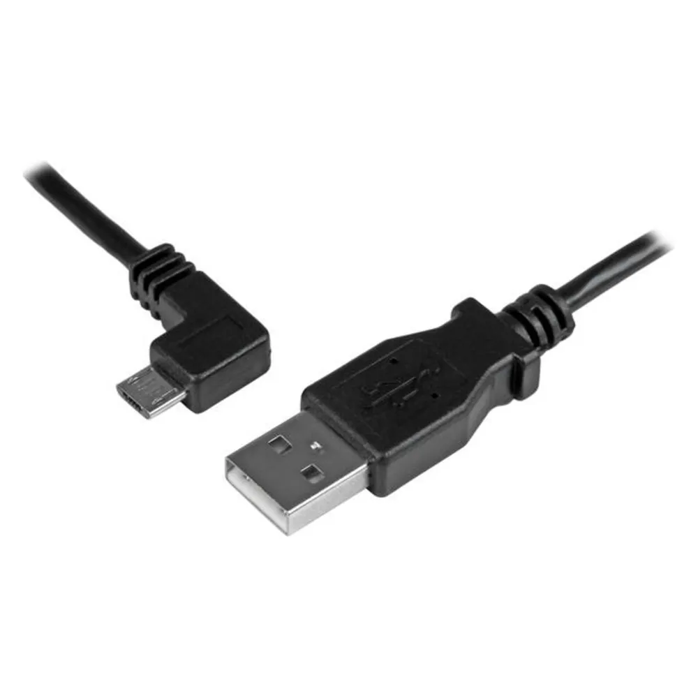 StarTech Micro USB Lade/Sync-Kabel - St/St - Micro USB linksgewinkelt - 1m - USB auf Micro USB Ladekabel
