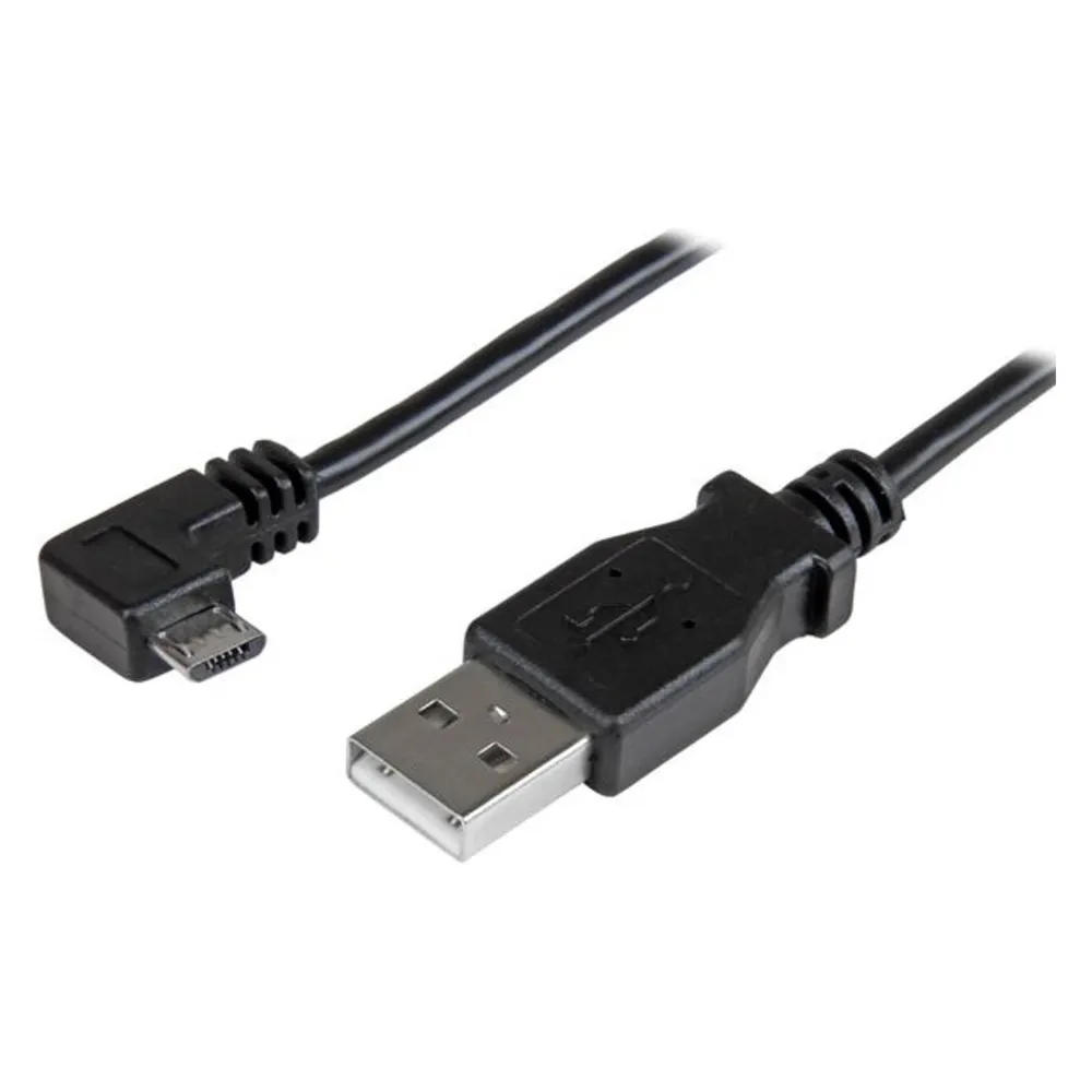 StarTech Micro USB Lade/Sync-Kabel - St/St - Micro USB rechts gewinkelt - 2m - USB auf Micro USB Ladekabel