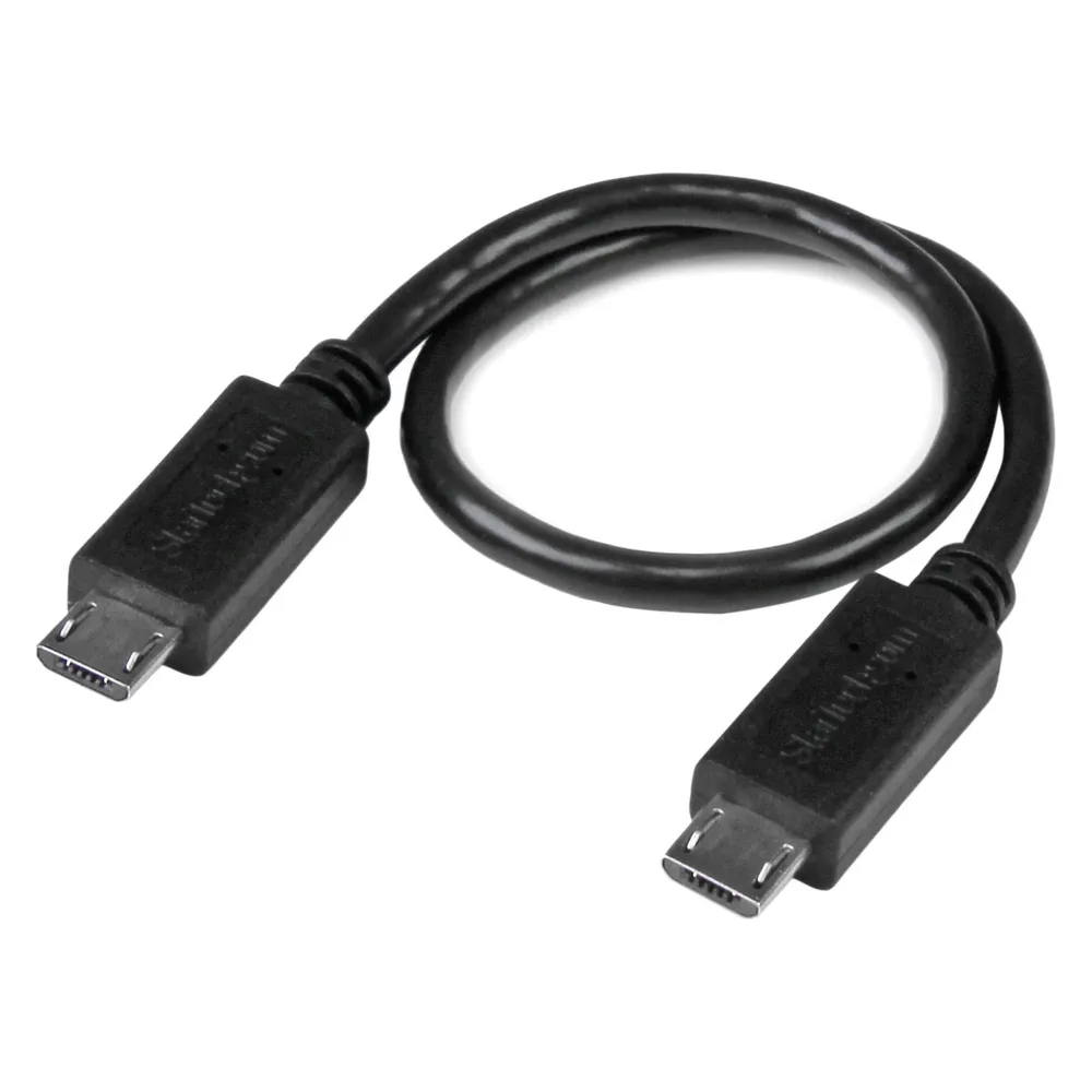 StarTech 20cm USB OTG Kabel - Micro USB auf Micro USB - USB OTG Adapterkabel - St/St