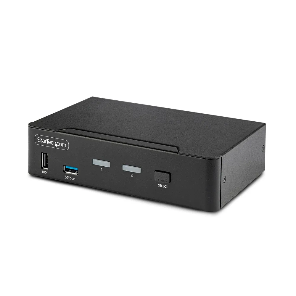 KVM Umschalter StarTech.com DisplayPort 8K 60Hz 2-Port USB 3.0 4K144 KVM Umschalter StarTech.com DisplayPort 8K 60Hz 2-Port USB 3.0 4K144