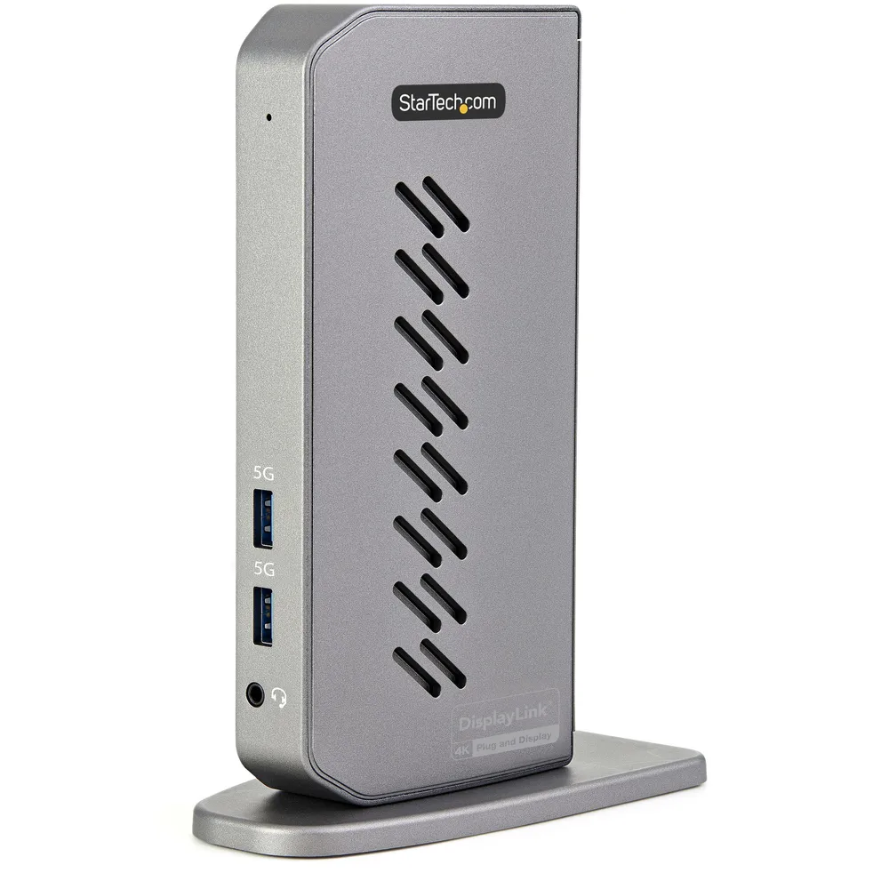 StarTech.com DK30A2DHUUE laptop-dockingstation & portreplikator Kabelgebunden USB 3.2 Gen 1 (3.1 Gen 1) Type-B Schwarz, Grau
