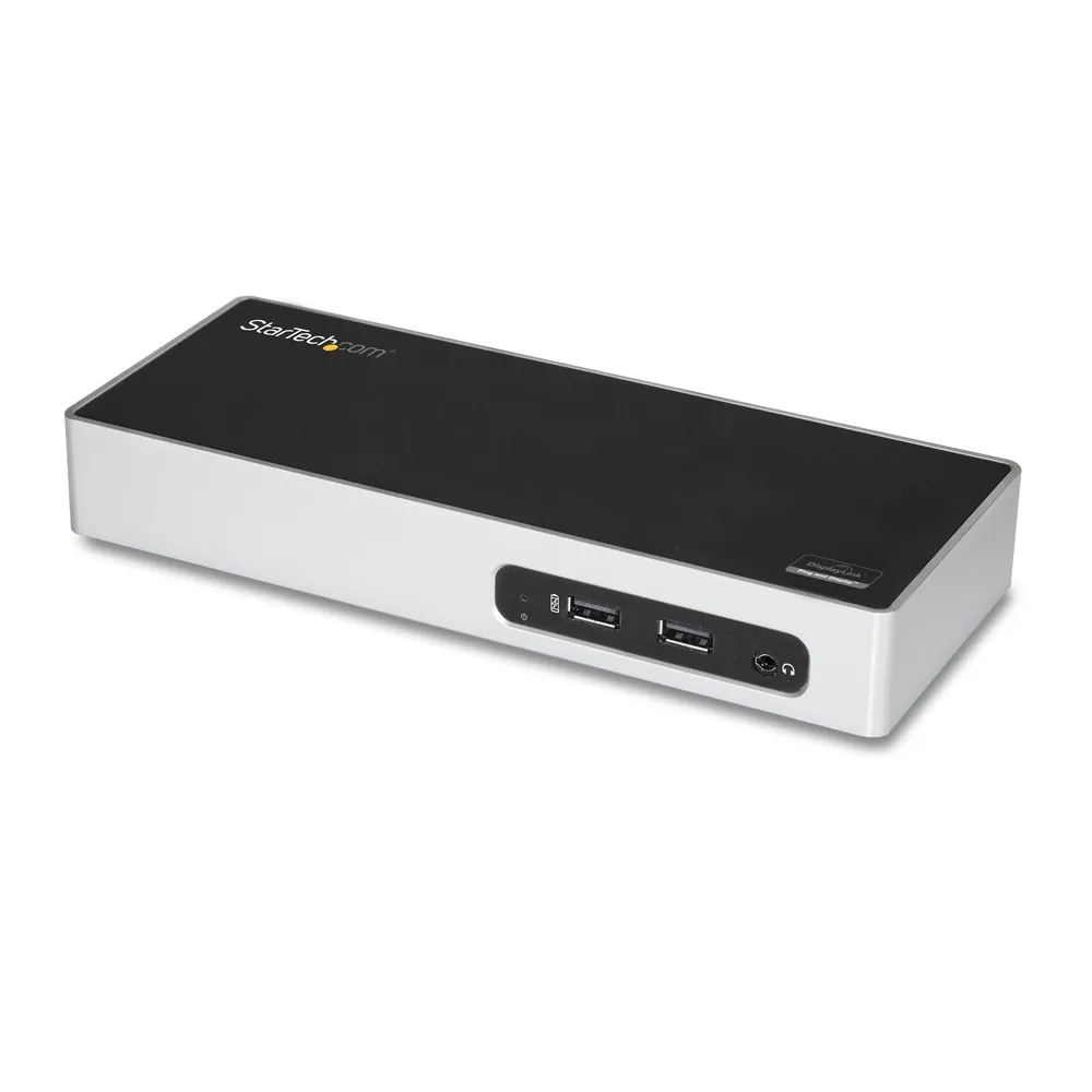 StarTech.com DK30ADD laptop-dockingstation & portreplikator Kabelgebunden USB 3.2 Gen 1 (3.1 Gen 1) Type-B Schwarz, Silber