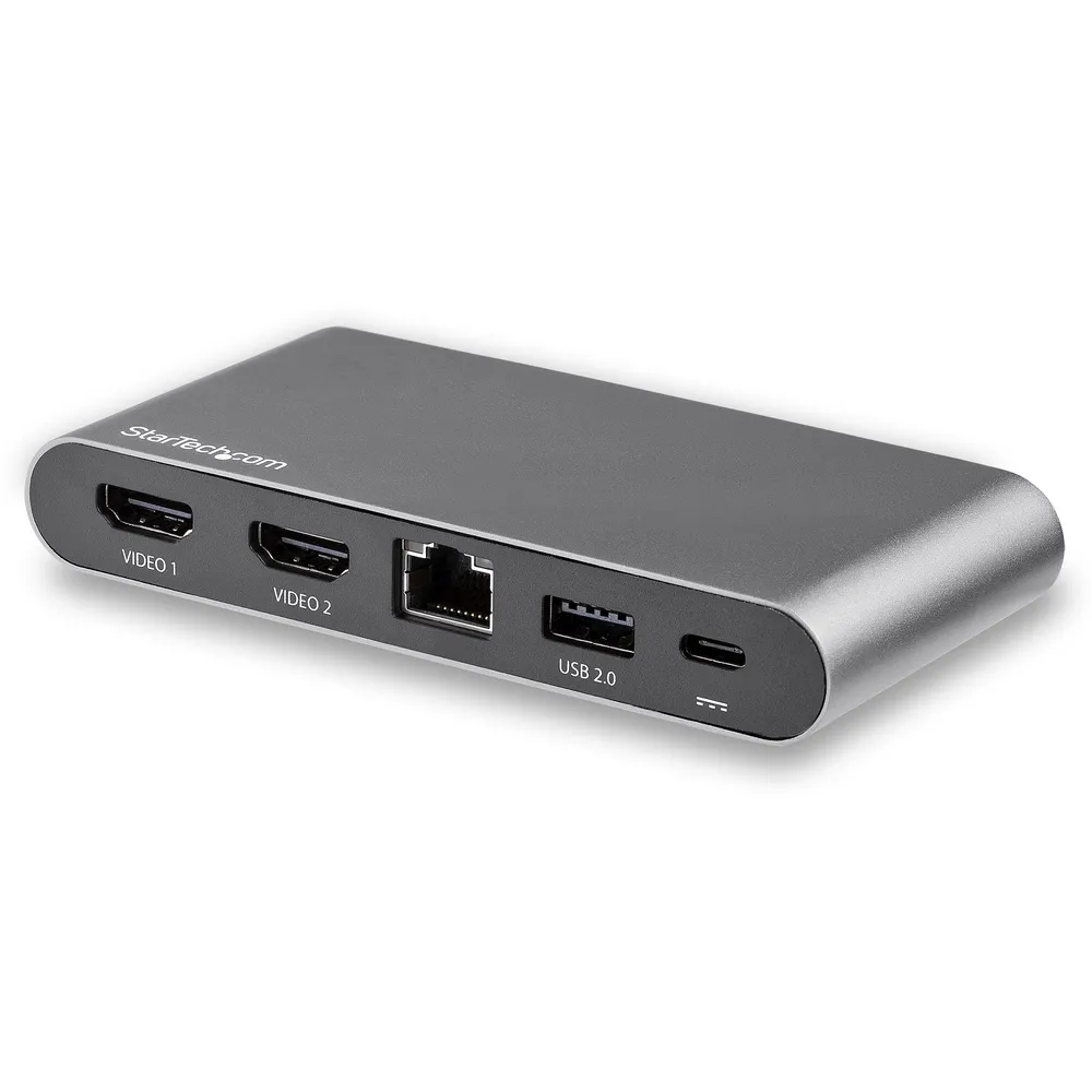 StarTech.com DK30C2HAGPD laptop-dockingstation & portreplikator Kabelgebunden USB 3.2 Gen 1 (3.1 Gen 1) Type-C Grau