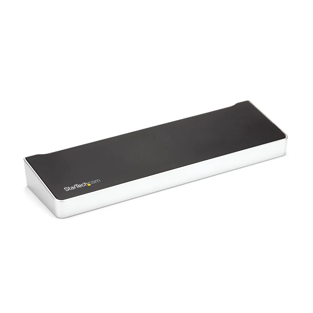 StarTech.com DK30CH2DPPDU laptop-dockingstation & portreplikator Kabelgebunden USB 3.2 Gen 1 (3.1 Gen 1) Type-C Schwarz, Silber