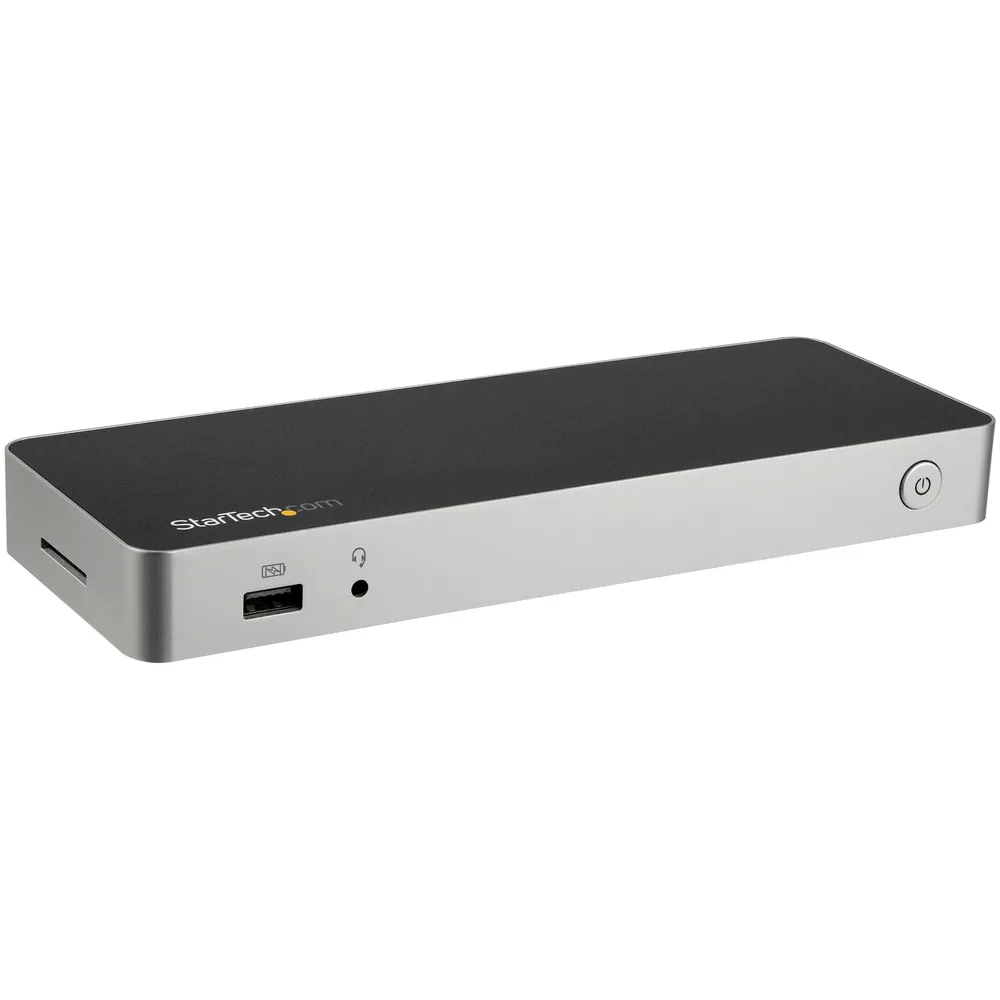 StarTech.com DK30CHDPPDUE laptop-dockingstation & portreplikator Kabelgebunden USB 3.2 Gen 1 (3.1 Gen 1) Type-C Schwarz, Silber