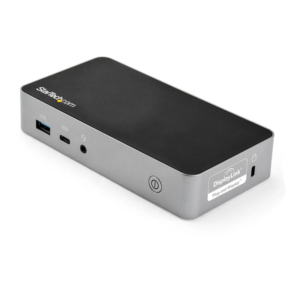 StarTech.com DK30CHHPDEU laptop-dockingstation & portreplikator Kabelgebunden USB 3.2 Gen 1 (3.1 Gen 1) Type-C Schwarz, Silber