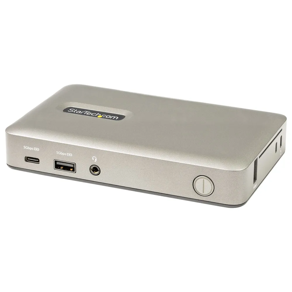 Docking Station StarTech USB-C DisplayPort 4K 65W VGA Hub 4 Ports Grau