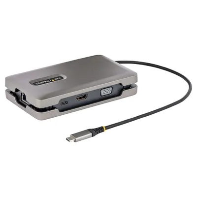 StarTech.com DKM31C3HVCPD laptop-dockingstation & portreplikator Kabelgebunden USB 3.2 Gen 2 (3.1 Gen 2) Type-C Grau
