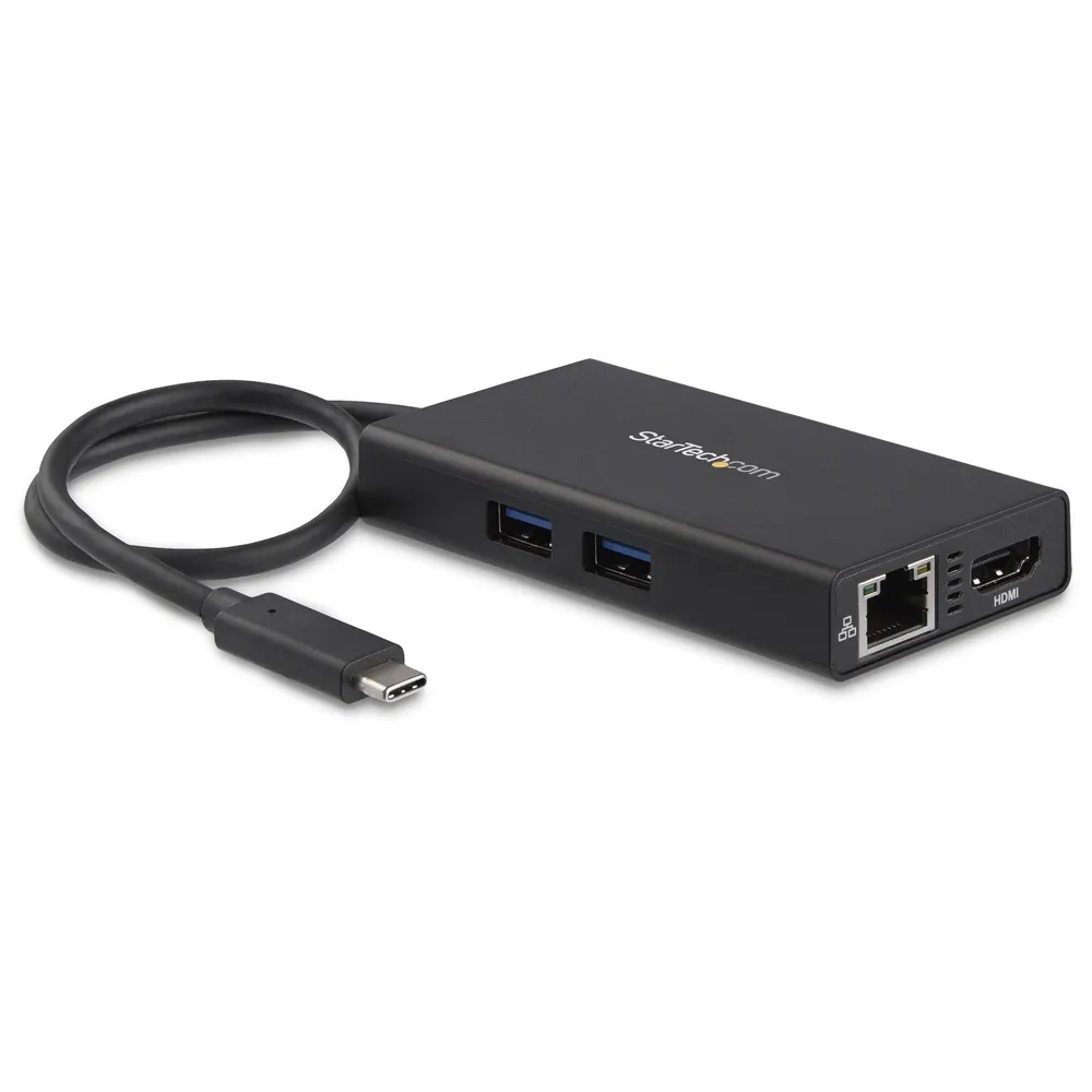 StarTech.com DKT30CHPD laptop-dockingstation & portreplikator Kabelgebunden USB 3.2 Gen 1 (3.1 Gen 1) Type-C Schwarz