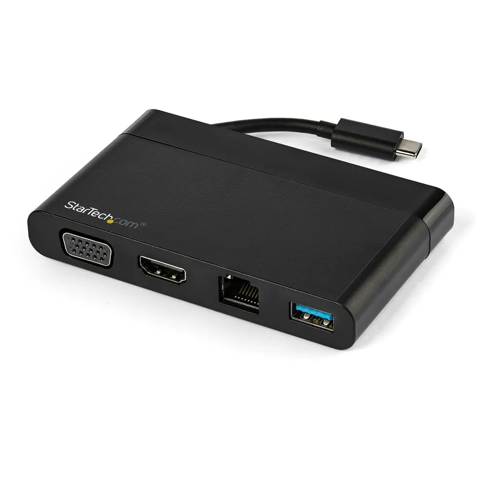 StarTech.com DKT30CHVCM laptop-dockingstation & portreplikator Kabelgebunden USB 3.2 Gen 1 (3.1 Gen 1) Type-C Schwarz