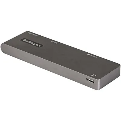 StarTech.com DKT30CMHSDPD laptop-dockingstation & portreplikator Andocken USB 3.2 Gen 1 (3.1 Gen 1) Type-C Schwarz, Grau