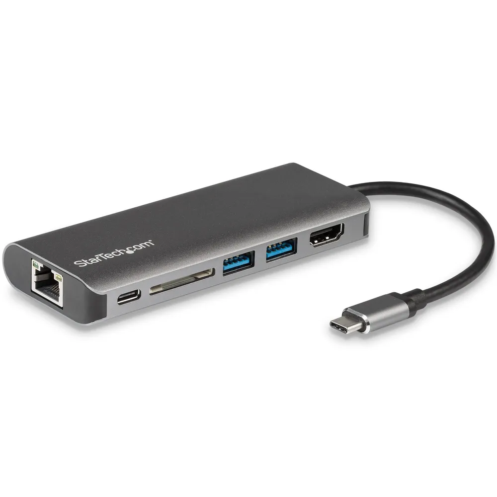 StarTech.com DKT30CSDHPD laptop-dockingstation & portreplikator Kabelgebunden USB 3.2 Gen 1 (3.1 Gen 1) Type-C Schwarz, Grau