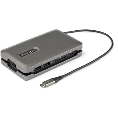 StarTech.com DKT31CSDHPD3 laptop-dockingstation & portreplikator Kabelgebunden USB 3.2 Gen 2 (3.1 Gen 2) Type-C Grau