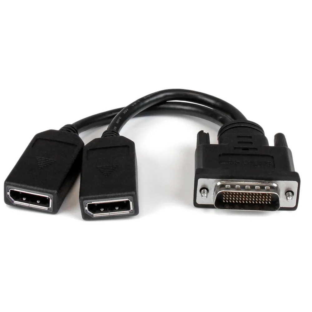 Adapterkabel DMS-59 auf 2x DisplayPort StarTech 20 cm 4K Ultra HD
