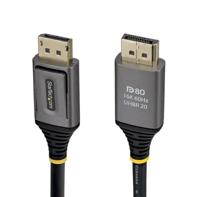 DisplayPort 2.1 Kabel StarTech 1 m Stecker zu Stecker 80 Gbit/s 16K
